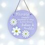 Personalised Happy Mothers Day Daisy Plaque, Letterbox Gift, thumbnail 1 of 5