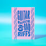 Pink Guitar Notes And Rad Riffs Notebook, thumbnail 1 of 3