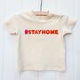 Stayhome Baby Handmade Unisex Organic Cotton T Shirt, thumbnail 1 of 4