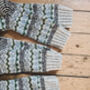 Fair Isle Folk Sofa Socks, thumbnail 2 of 6