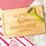 Personalised Mr And Mrs Slate Serving Board, thumbnail 2 of 6
