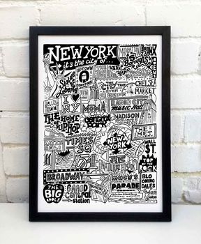 New York City Landmarks Print, 2 of 9
