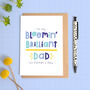 Bloomin' Brilliant Dad Father's Day Card, thumbnail 1 of 6