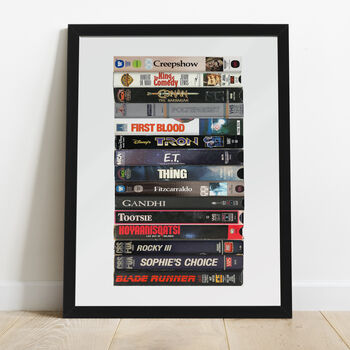 42nd Birthday Personalised Print, 1982 Films, 42nd Gift, 7 of 8