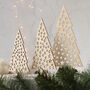 Christmas Tree Set, Star Cutout Design, thumbnail 2 of 5