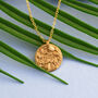 18k Gold Vermeil Or Silver Personalised Rose Necklace, thumbnail 1 of 7