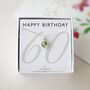 60th Birthday Birthstone Necklace – Gift For Her, thumbnail 1 of 10
