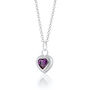 Violet Heart Necklace, thumbnail 6 of 7