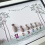 Personalised Welly Boot Family Pebble Picture, thumbnail 6 of 6