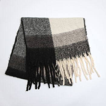 Monochrome Block Heavyweight Scarf, 3 of 5