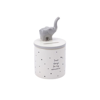 Ceramic Elephant Money Pot Box | Gift Box, 2 of 4