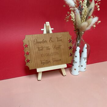 Personalised Wedding Keepsake Card, 5 of 5