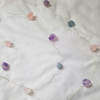 Love Healing Crystal String Fairy Lights, 6 of 6