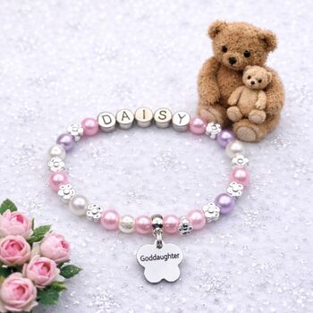 Personalised Goddaughter Bracelet Gift Keepsake, 2 of 12