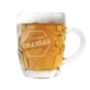 Personalised Premium Dimpled Beer Glass, thumbnail 2 of 5