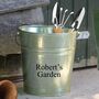 Personalised Garden Tools Storage Bucket, thumbnail 3 of 11