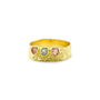 Rose And Aqua Chalcedony Gold Ring, thumbnail 5 of 7