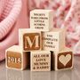 Personalised Christening Gift Building Block, thumbnail 5 of 5