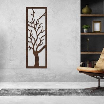 Minimalistic Dry Tree Simple Wall Art For Living Room, 6 of 12