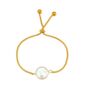 Priya 18k Gold + Pearl Waterproof Bracelet, thumbnail 2 of 3