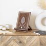 Stanton Elegant Wood Inlay Stand For iPad And Cookbook, thumbnail 2 of 9