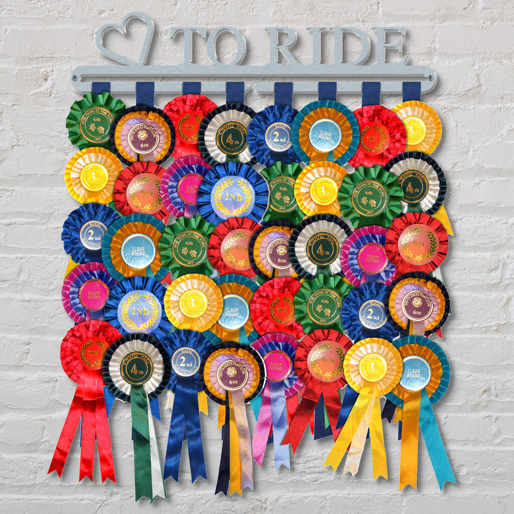 Love To Ride Horse Rosette Hanger, 1 of 4