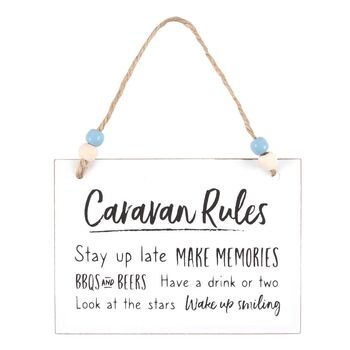 Caravan Rules Hanging Sign, 2 of 3