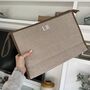 Personalised Canvas Document Holder Laptop Case, thumbnail 2 of 2