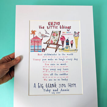 Personalised Thank You To My Teacher Print, 6 of 11