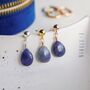 Sapphire Birthstone Stud Earrings, thumbnail 1 of 12