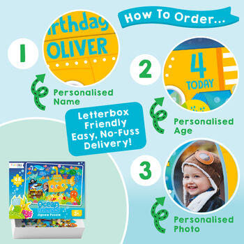 Personalised Ocean Pirate Birthday Jigsaw Puzzle, 5 of 10