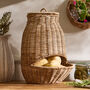 Large Traditional Woven Veg Hopper, thumbnail 1 of 6