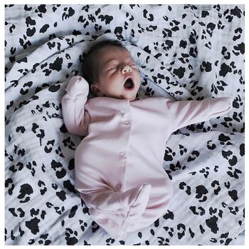‘The Swaddle’ Leopard Print Baby Muslin, 2 of 12
