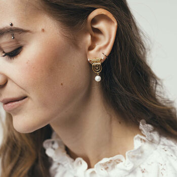 Athena Pearl Earring, 3 of 11