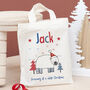 Personalised Natural Christmas Party Bag, thumbnail 2 of 6