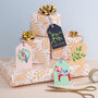 Dala Horse Christmas Gift Tag Pack Of Five, thumbnail 8 of 8
