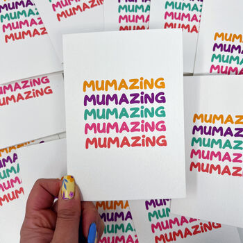 Mum Birthday Card 'Mumazing', 4 of 6