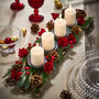 Winter Rose Christmas Candle Holder, thumbnail 3 of 7