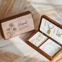 Personalised Walnut Wooden Jewelry Box, thumbnail 4 of 6