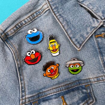 Sesame Street Cookie Monster Pin Badge, 2 of 3