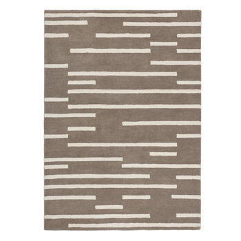 Origin Broken Stripe Beige Rug, 2 of 3