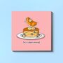 Pancakes Card | Cute Greeting Cards, thumbnail 1 of 4