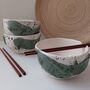 Handmade Ceramic Noodle Bowl, Pottery Ramen Bowl, thumbnail 1 of 5