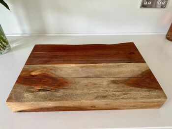 Xl Wooden Chopping Board 70cm Butcher Block Home Decor, 6 of 8