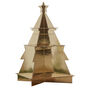 Gold 3D Tree Shaped Christmas Treat Stand Party Decoration, thumbnail 2 of 2