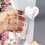 Set Of Five Glass Charms Wedding Place Settings, thumbnail 9 of 10
