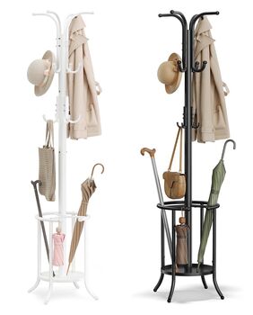 Coat Rack Freestanding Coat Stand With Umbrella Holder, 7 of 7