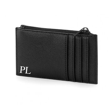 Personalised Saffiano Leather Card Holder Wallet Purse, 2 of 7