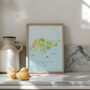 Illustrated Map Of Singapore Art Print, thumbnail 2 of 6