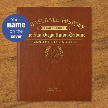 San Diego Padres Personalised Gift Newspaper Book, 2 of 12